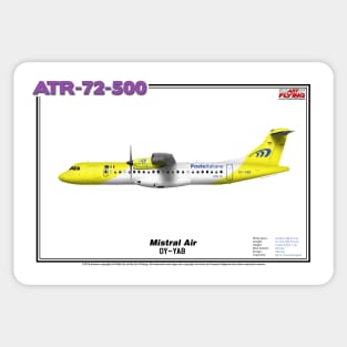 Avions de Transport Régional 72-500 - Mistral Air (Art Print) Sticker